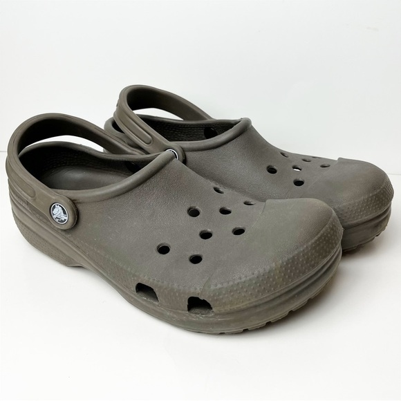 CROCS Classic Clogs brown Men’s 8 9 Women’s 10 11 lightweight shoes unisex comfy - Picture 4 of 10